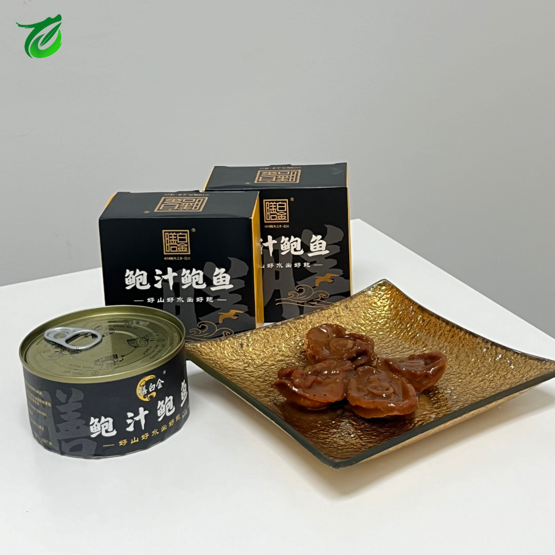 Black Truffle Abalone Canned Food Ready to Eat 黑松露鲍鱼 罐装 开罐即食 YJF Health